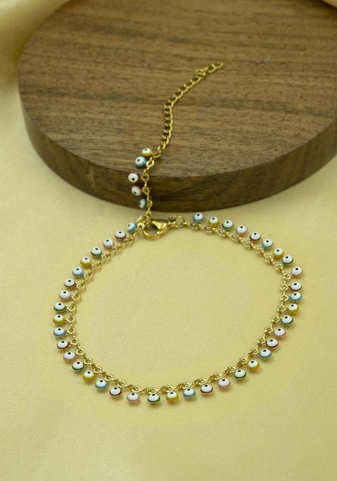 Golden Alloy Anklet