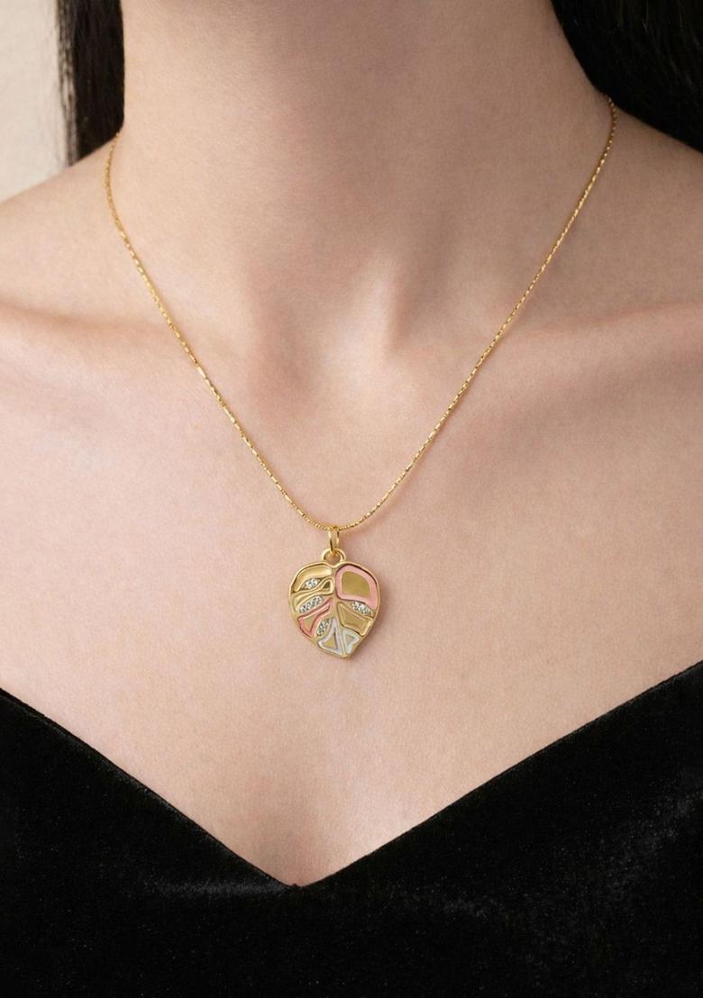 Golden Alloy Pendant - Indya