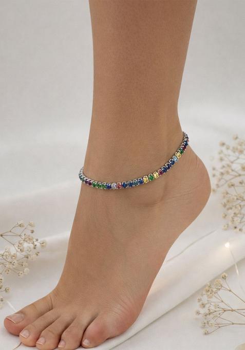 Silver Alloy Anklet