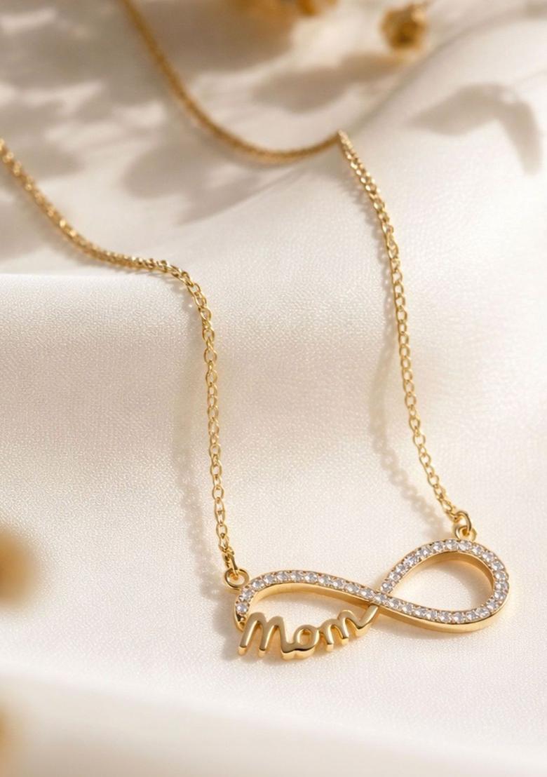 Golden Alloy Pendant - Indya