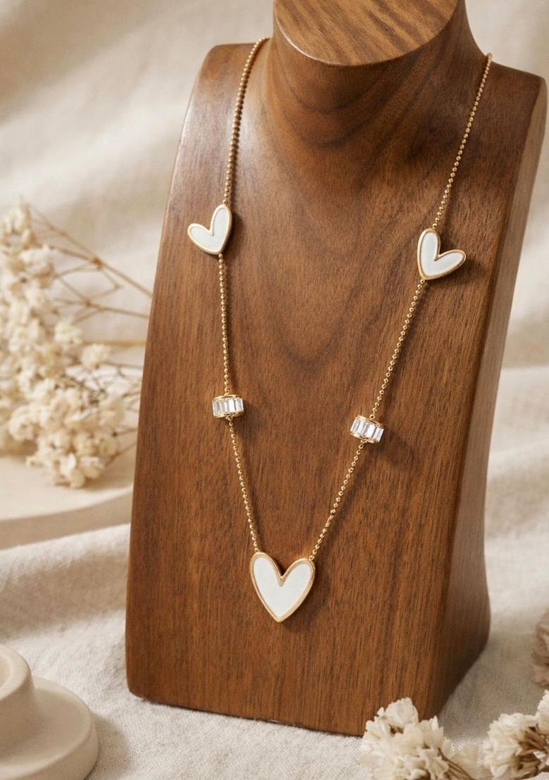 Golden Alloy Pendant - Indya