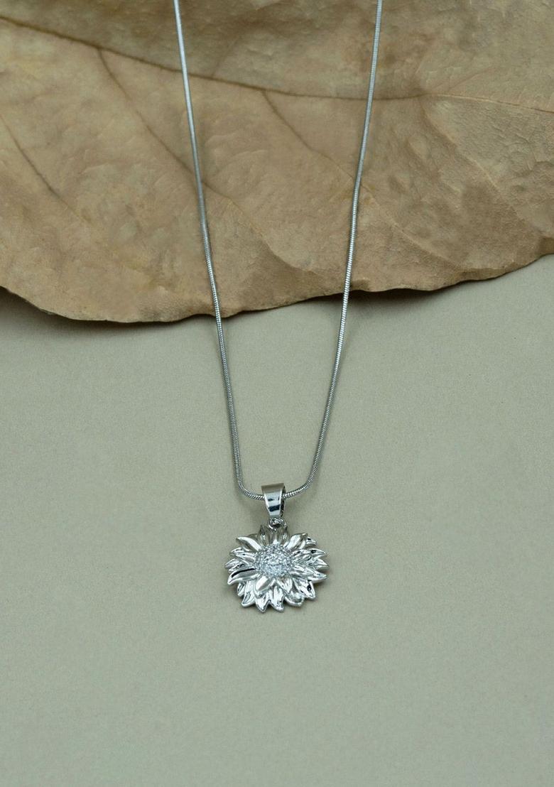 Silver Alloy Pendant - Indya
