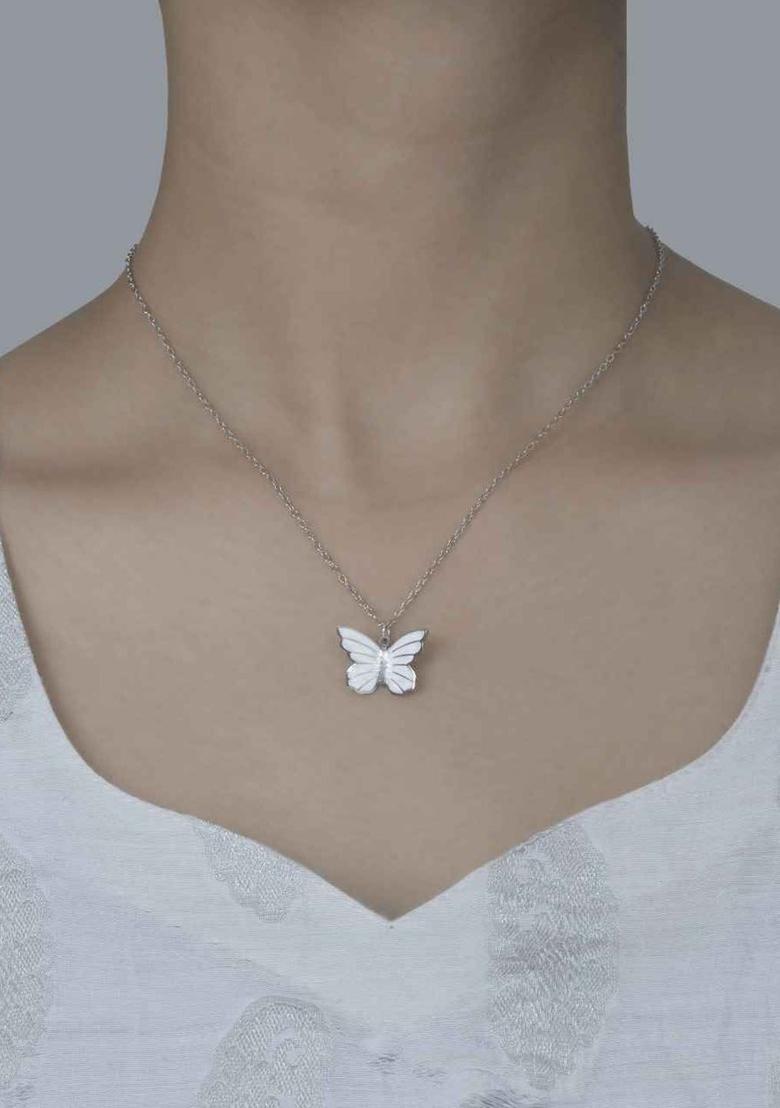 Silver Alloy Pendant - Indya