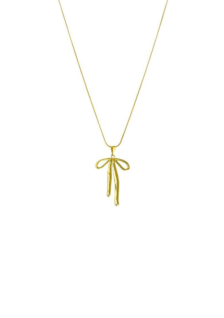 Golden Alloy Pendant - Indya