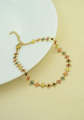 Golden Alloy Anklet