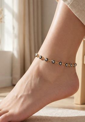 Golden Alloy Anklet