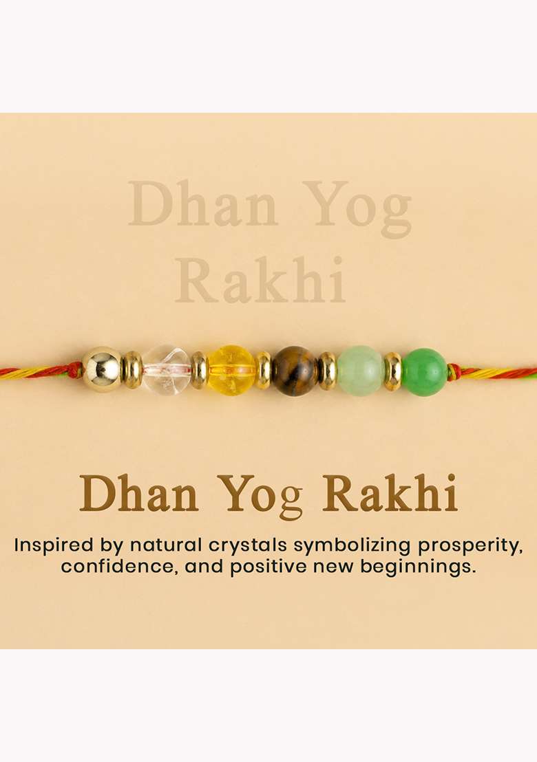 Wealth Harmony Crystal Rakhi Box - Indya