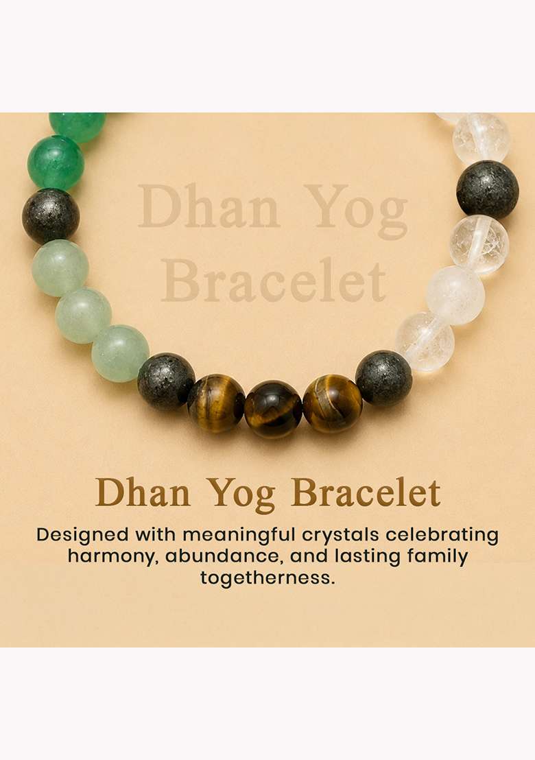 Multicolor Natural Crystal Crystal Rakhi Set Of 2 - Indya