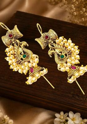 Golden Alloy Ear Cuff