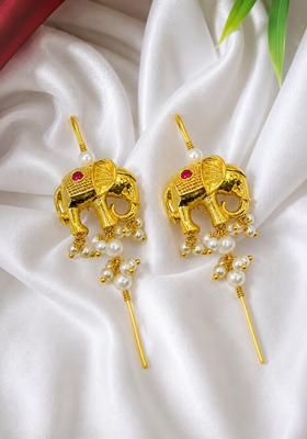 Golden Alloy Ear Cuff