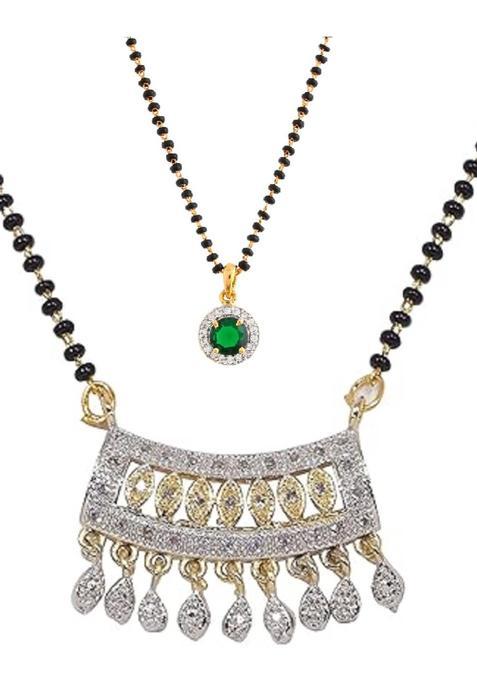 Golden Alloy Mangalsutra Set
