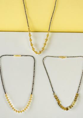 Golden Alloy Mangalsutra Set