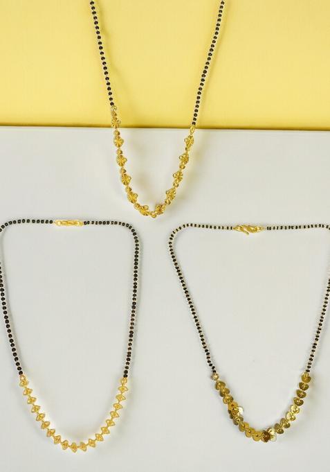 Golden Alloy Mangalsutra Set