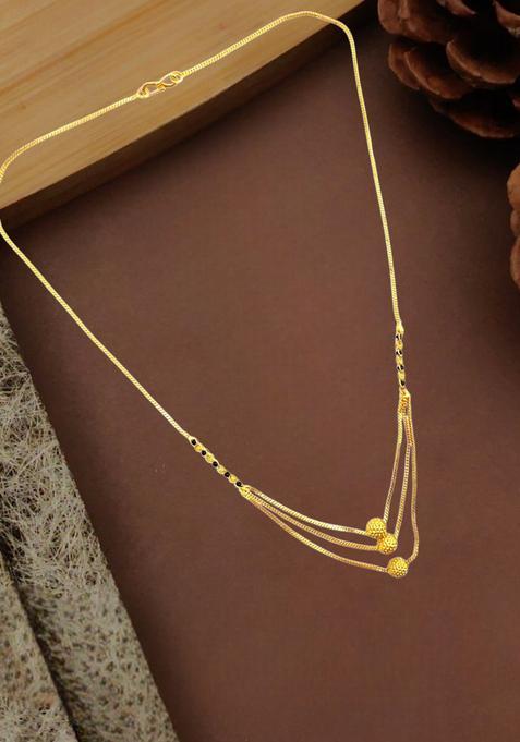 Golden Alloy Mangalsutra Set