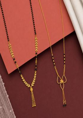 Golden Alloy Mangalsutra Set