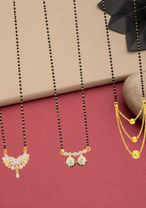 Golden Alloy Mangalsutra Set