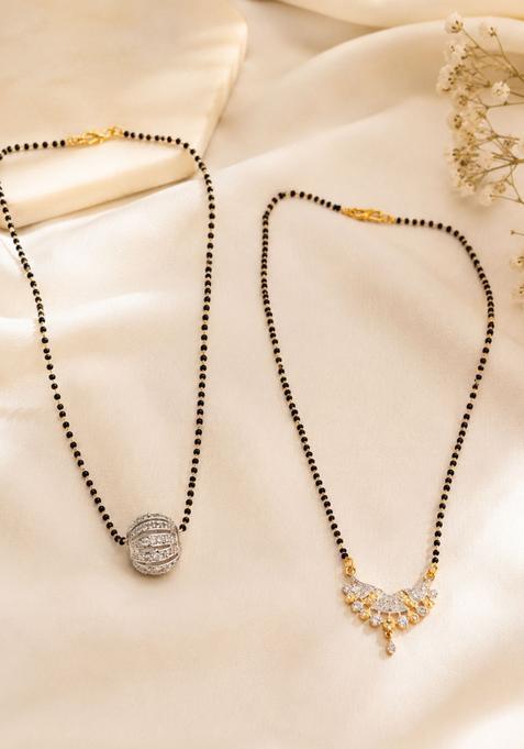 Golden Alloy Mangalsutra Set