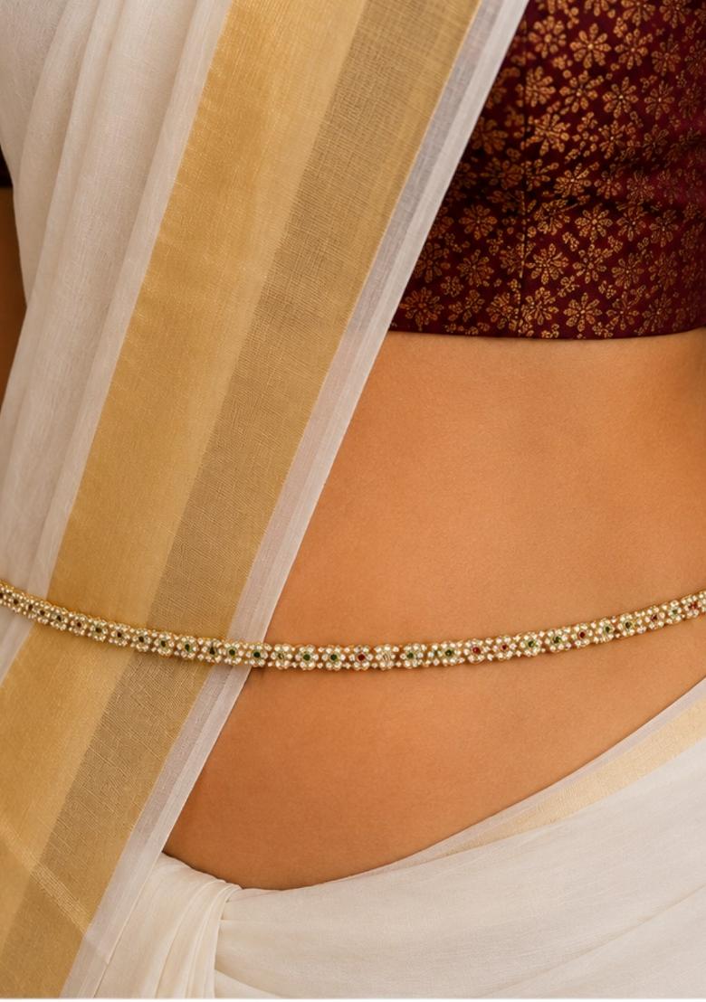 Gold Alloy Kamarband - Indya