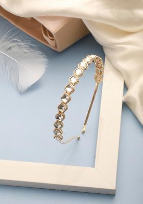 Gold Plated Kundan Studded Matha Patti Head Jewellery