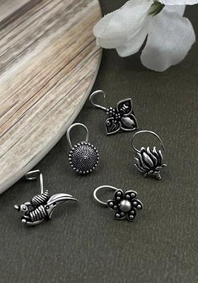 Silver Plated Stud Nosepin