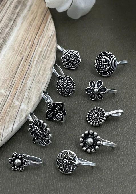 Silver Plated Stud Nosepin