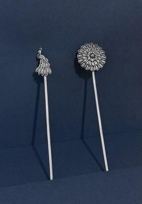 Women Silver Hairstick