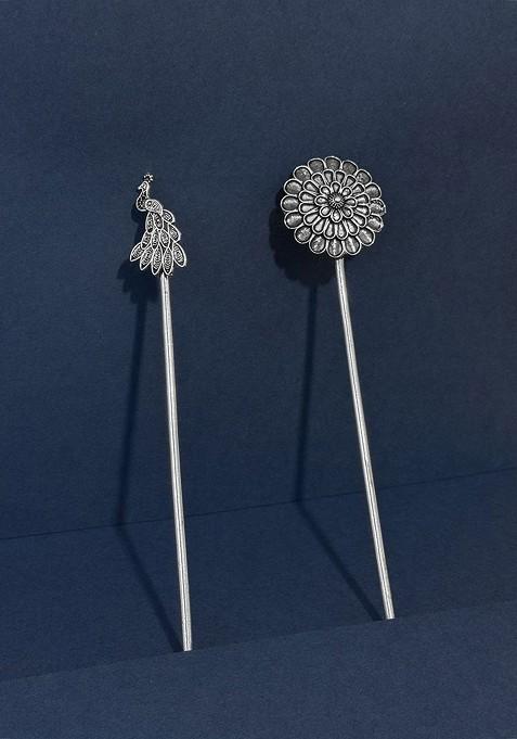 Women Silver Hairstick