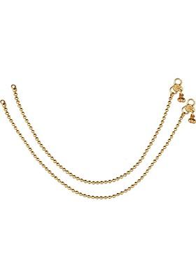 Gold Plated Antique Anklets