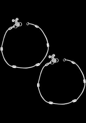 Textured Antique Anklets