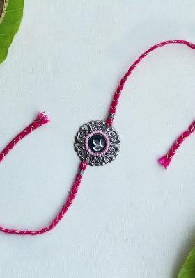 Eternal Blessings Vivid Vintage Rakhi With Roli Chawal