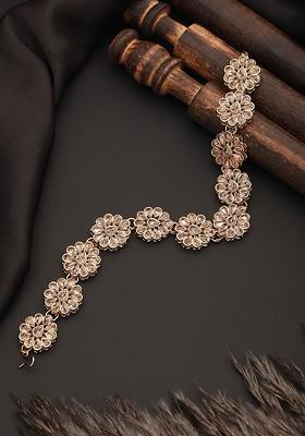 Gold Plated Kundan Studded Matha Patti