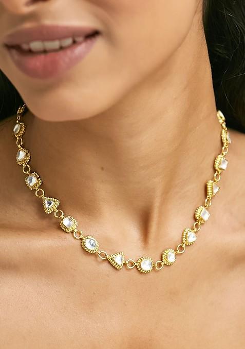 22K Gold Plated Kundan And Pearl Studded Matha Patti Head Jewellery