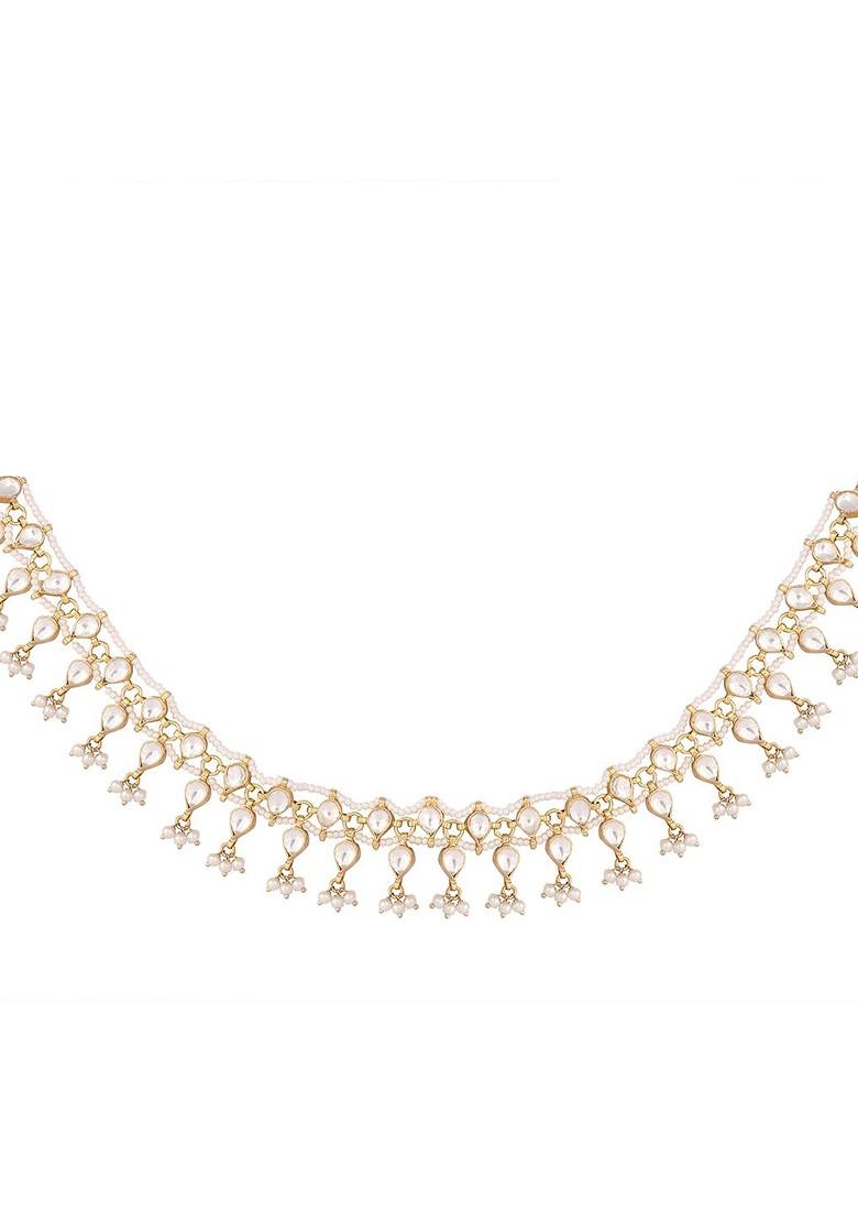 Gold Plated Kundan Studded Matha Patti Head Jewellery