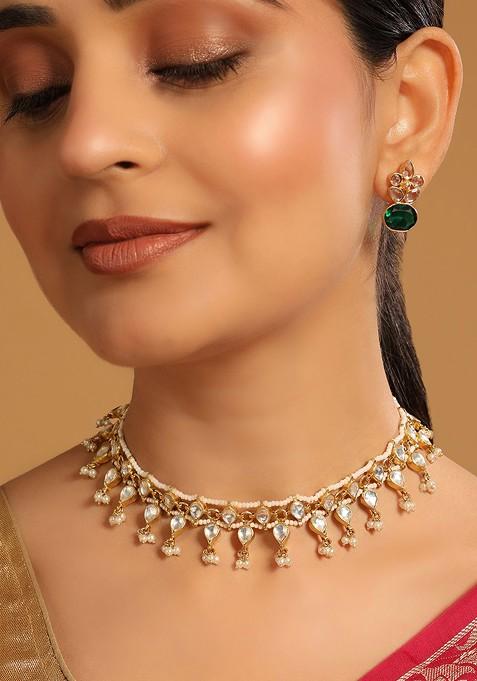 Gold Plated Kundan Studded Matha Patti Head Jewellery