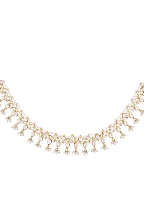 Gold Plated Kundan Studded Matha Patti Head Jewellery