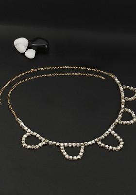 Artificial Stones Studded Waist Chain Saree Accessories