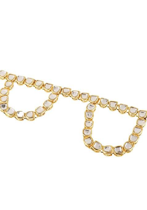 Artificial Stones Studded Waist Chain Saree Accessories