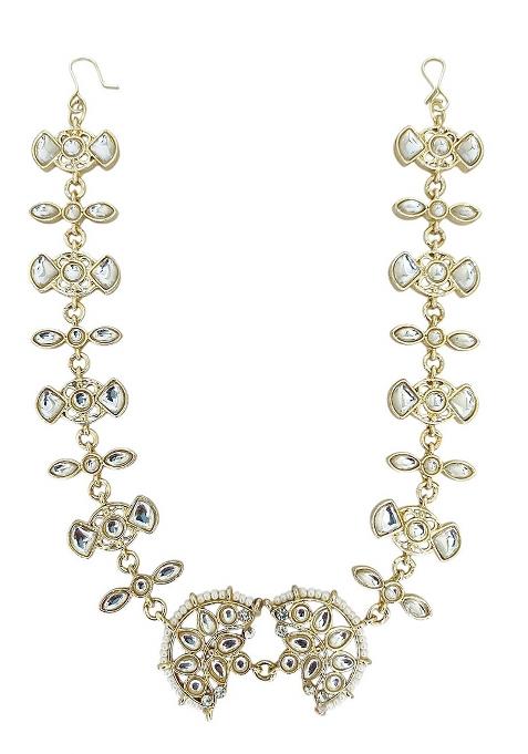 Gold Plated Kundan Studded Matha Patti