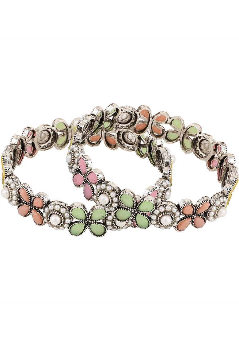 Silver Cubic Zirconia Bangle