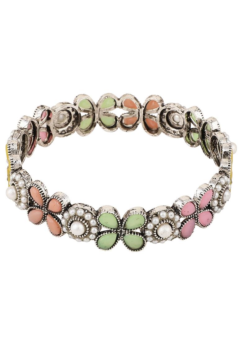 Silver Cubic Zirconia Bangle