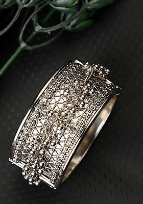 Silver Oxidised Bracelet