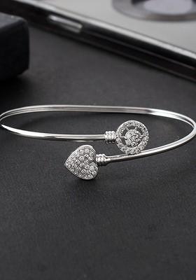 Silver Plated Rhodium Plated Bracelet