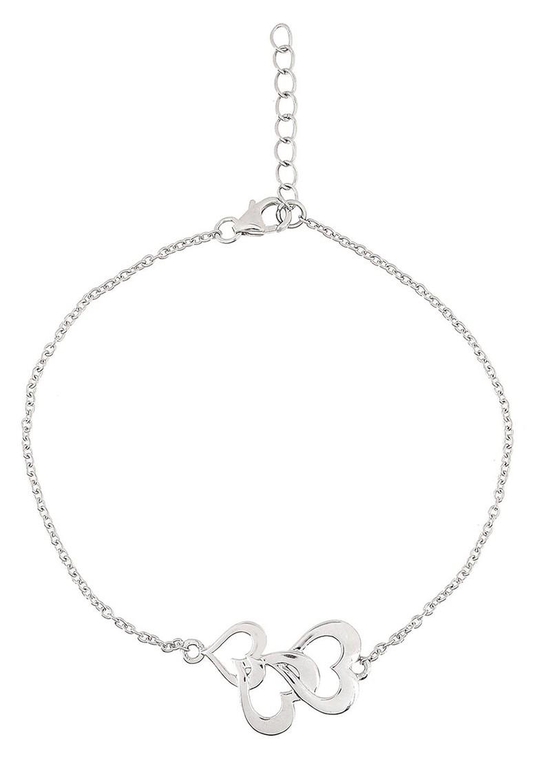 Silver Plated Rhodium Plated Bracelet