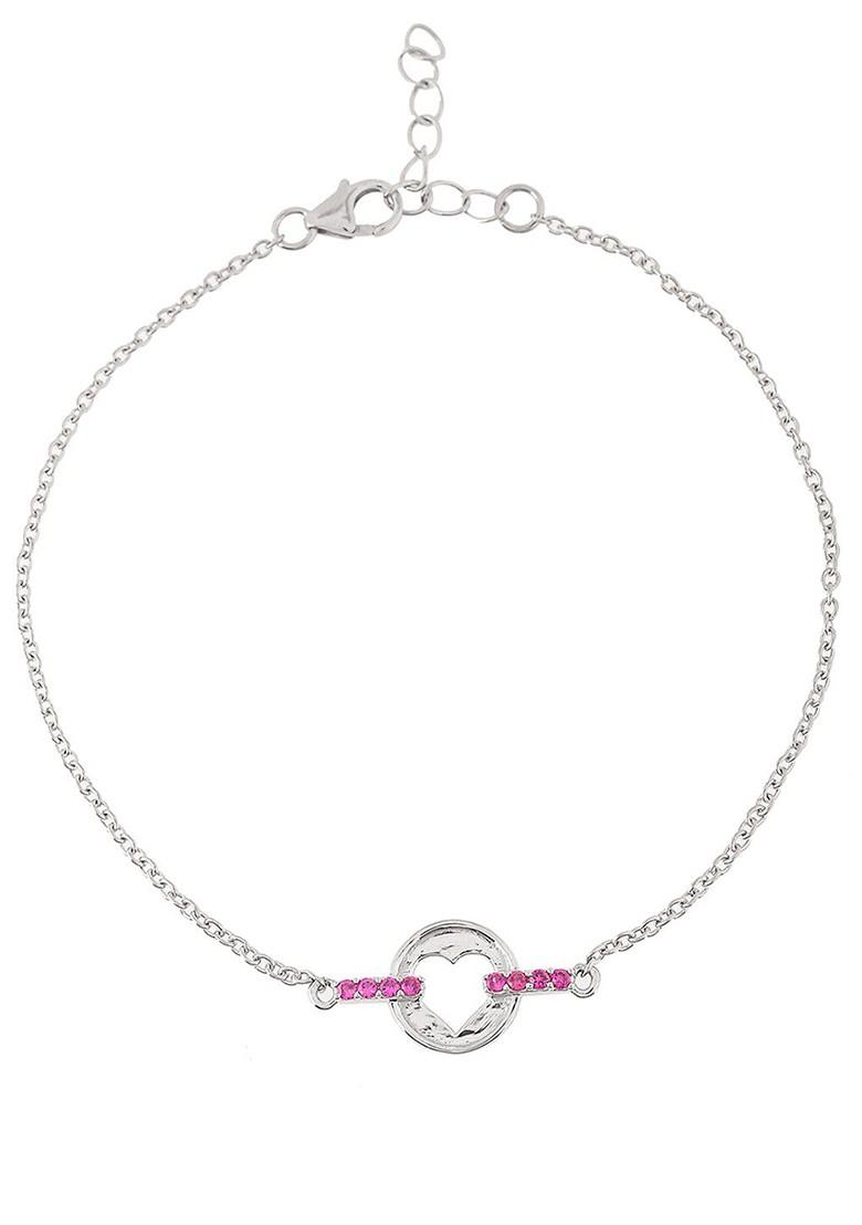 Silver Plated Rhodium Plated Bracelet