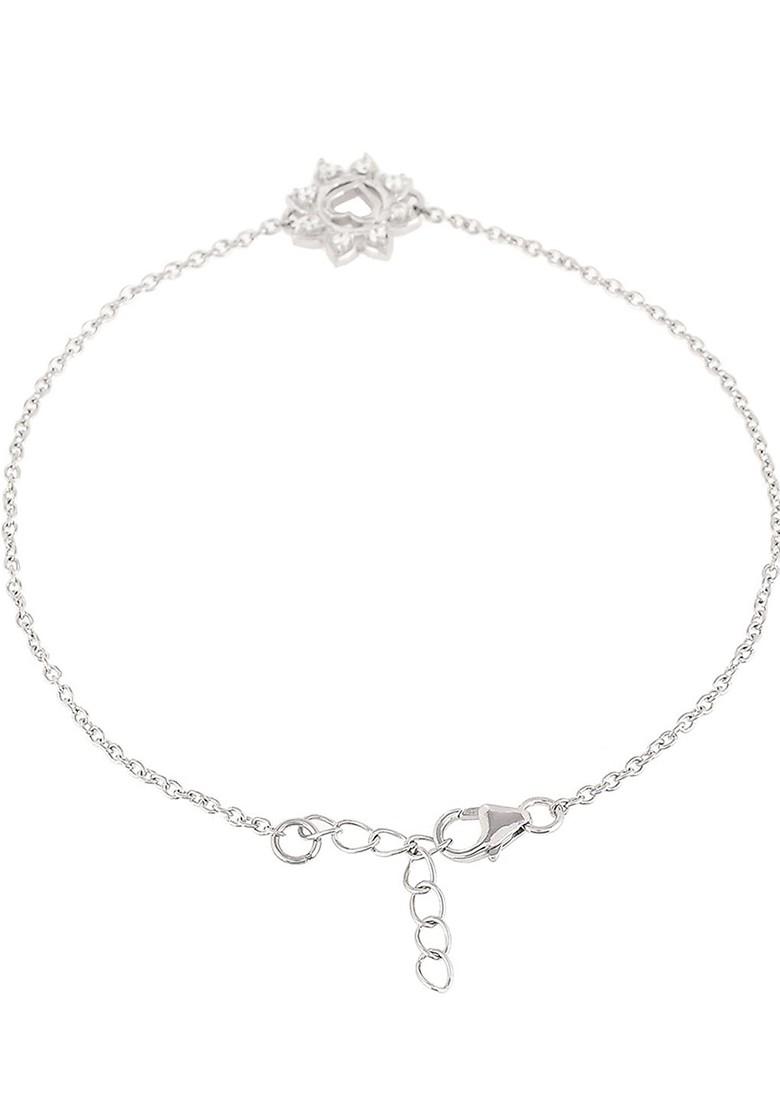 Silver Plated Rhodium Plated Bracelet