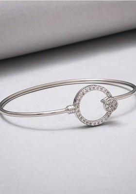Silver Plated Rhodium Plated Bracelet