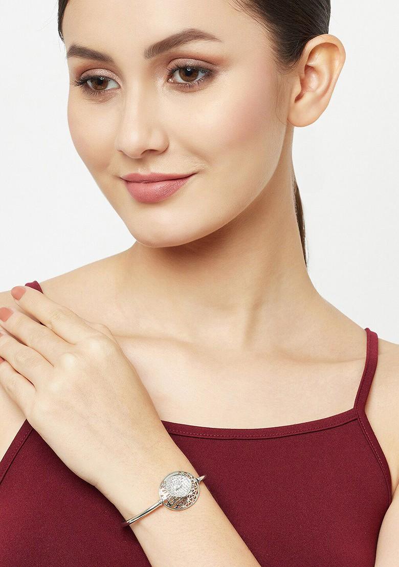 Silver Plated Rhodium Plated Bracelet