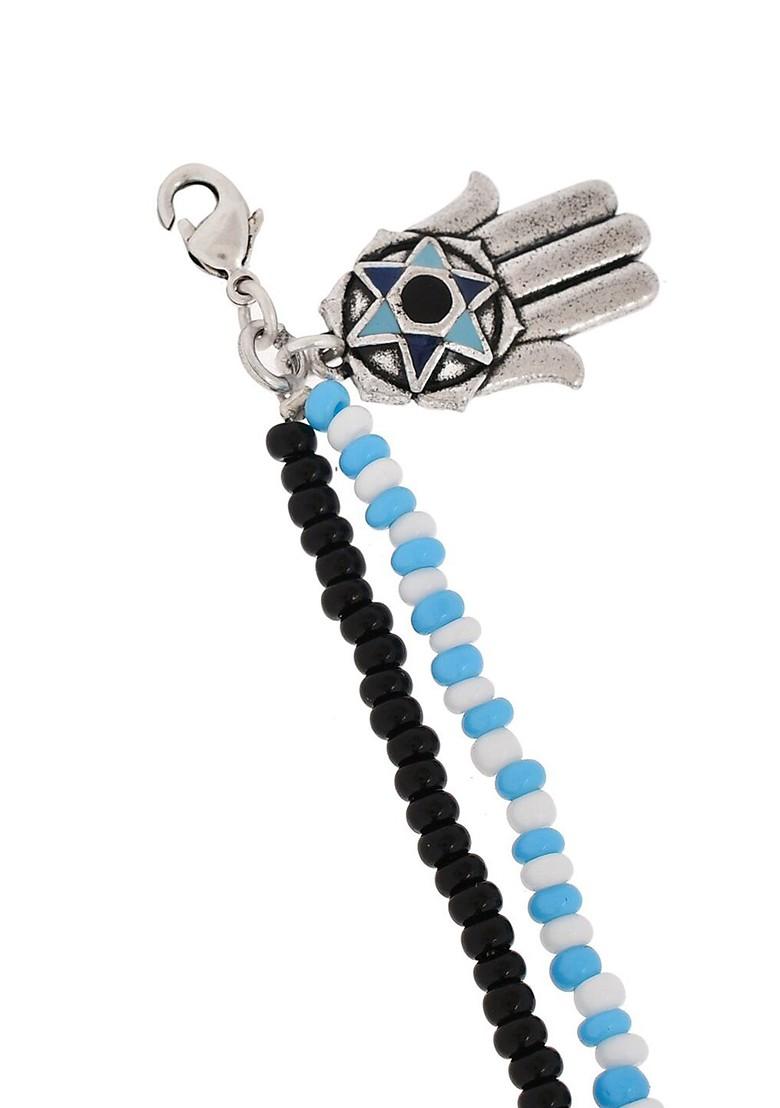 Silver Plated Oxidised Bracelet