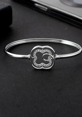 Silver Plated Rhodium Plated Bracelet