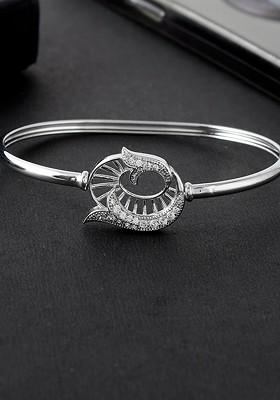 Silver Plated Rhodium Plated Bracelet